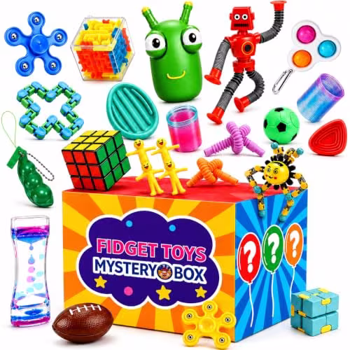 Caja Misteriosa de Juguetes Sensoriales y Antiestrés para Niños