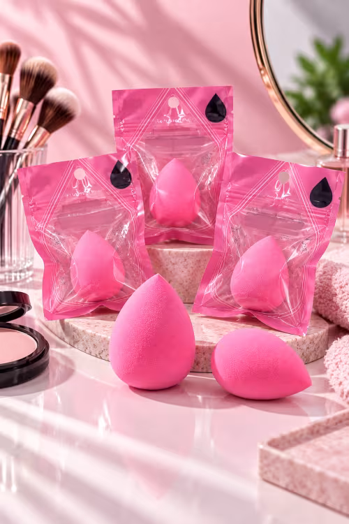 ESPONJA PARA BASE ROSA