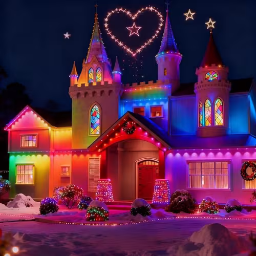 Luces LED RGB para Exterior – 30 Metros