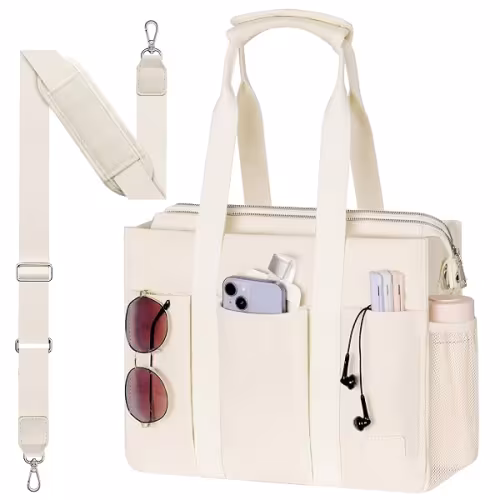Bolso Bandolera Grande de Lona – Ideal para Escuela, Universidad y Uso Diario 
