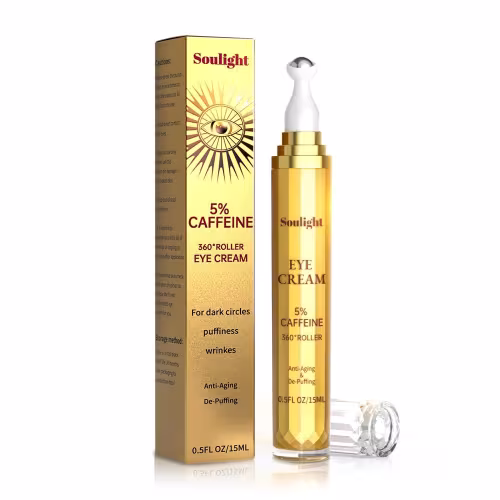 Suero para ojos, 5% de cafeína y retinol
