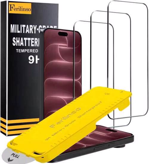 Pack de 3 Protectores de Pantalla para iPhone 18 Pro Max
