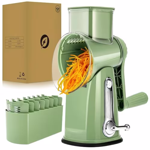 Rallador de Cocina Giratorio 5 en 1