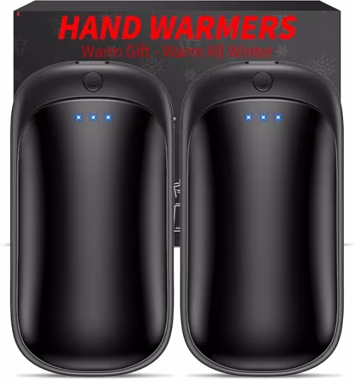  Calentadores de Manos Recargables Portátiles – Pack x2 