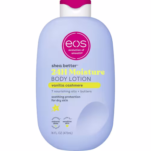 Loción corporal eos Shea Better - Vainilla y cachemira