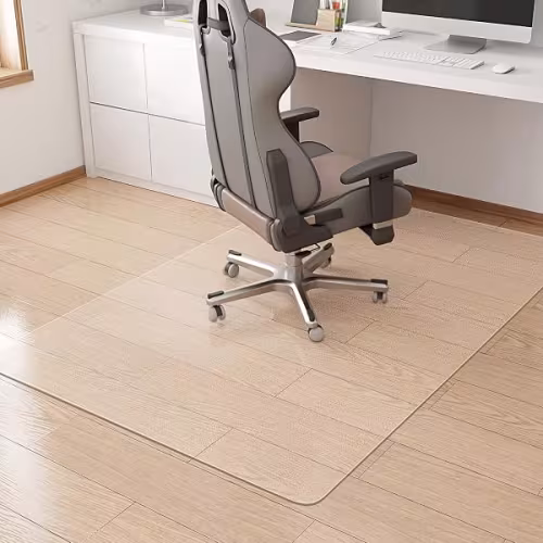 Alfombrilla Protectora para Silla de Oficina – Para Pisos de Madera y Baldosa, Deslizamiento Suave 