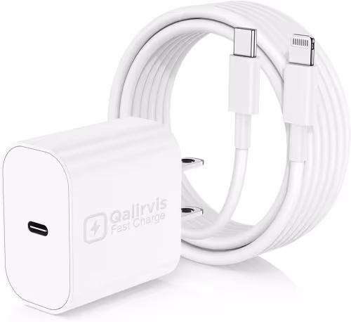 Cargador Rápido para iPhone con Cable Lightning de 3 Metros