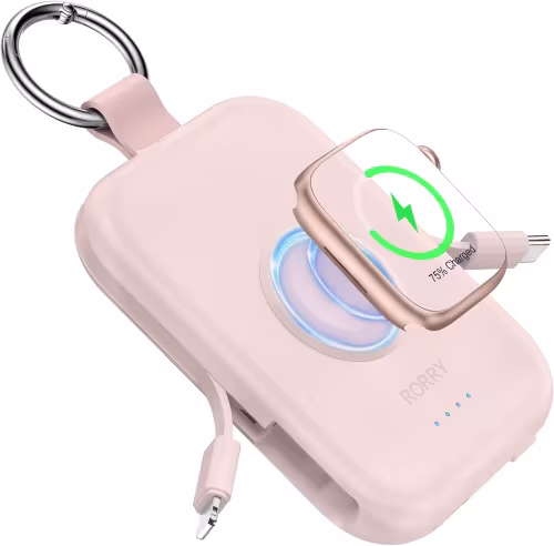 Cargador portátil RORRY CharmGo, batería externa de 5000 mAh