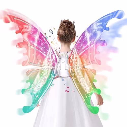 Alas de Mariposa con Luces LED para Niñas